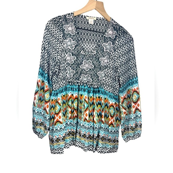 Sundance Tops - Sundance Stella Tunic Peasant Top Sz Small Boho Floral